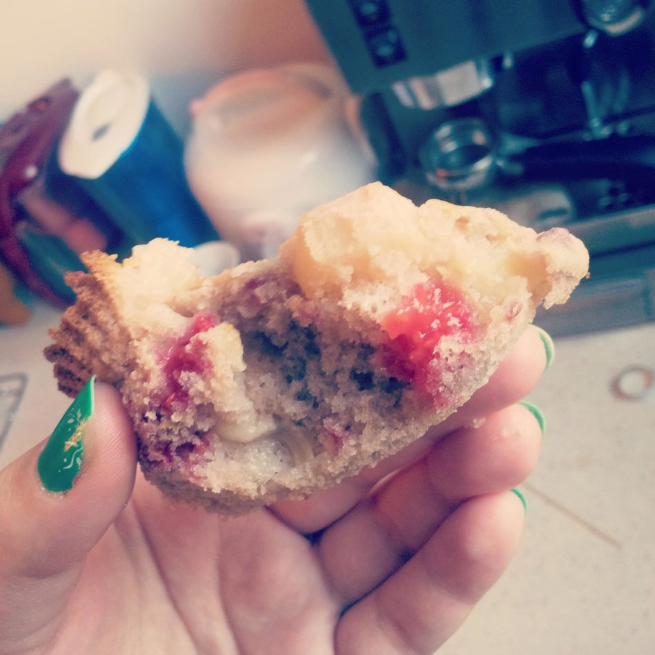 muffin, vegan, sans gluten, ninaah bulles, rhubarbe, framboise, girly