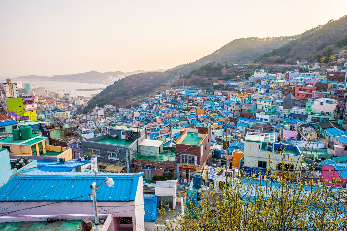 corée du sud, Gamcheon cultural village, busan, korea, visite korea, voyage, travel, decouverte, visite, street art, ninaah bulles
